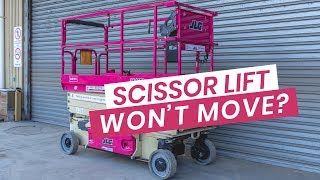 Scissor lift Won't Go Forwards or Backwards | Pink Boots Hire