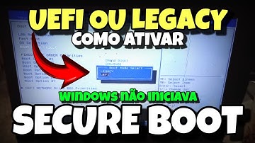 🛠️ Ativar UEFI ou Legacy Boot no Windows 7, 8 e 10 - Configuração na BIOS