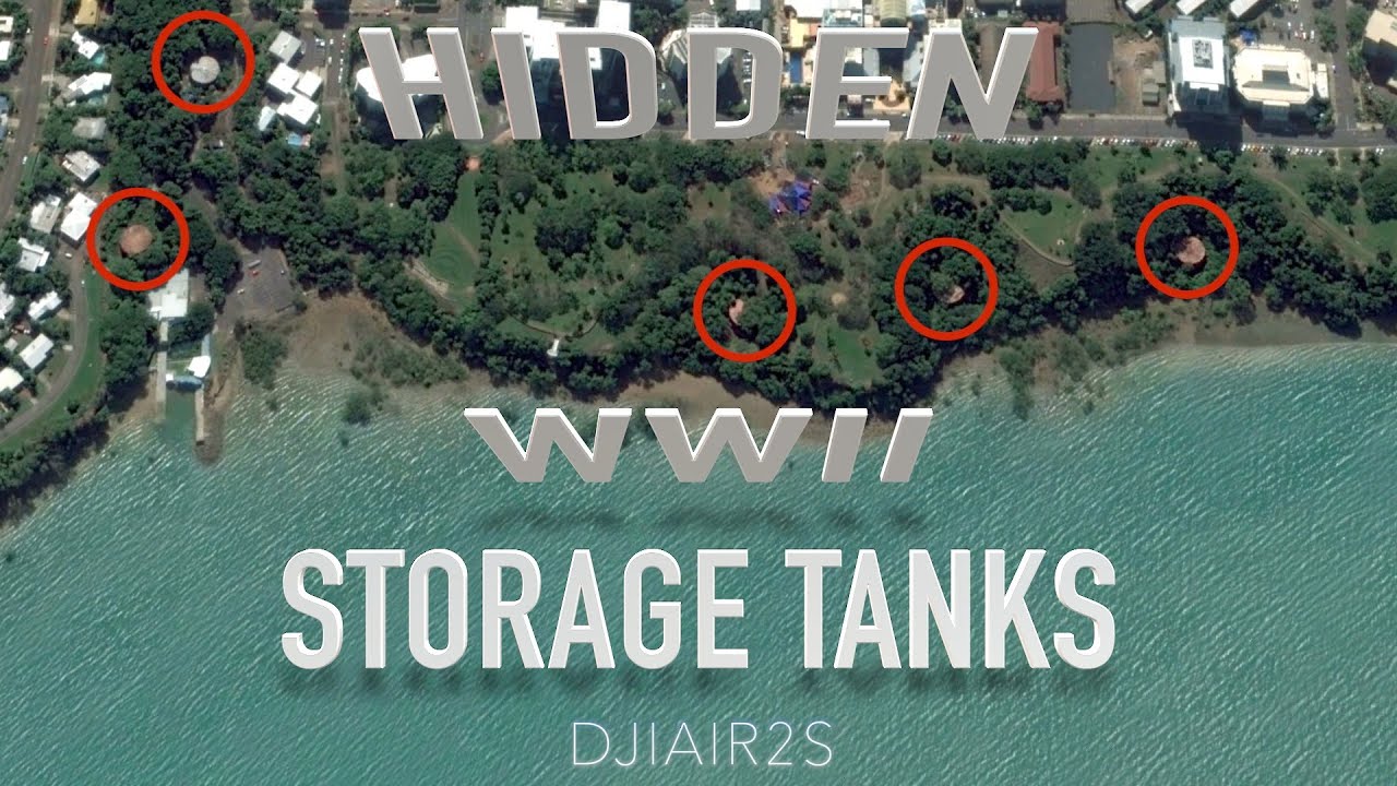 DJIAIR2S WWII Fuel Storage Tanks 484 views Darwin Australia 5K [2022] YouTube