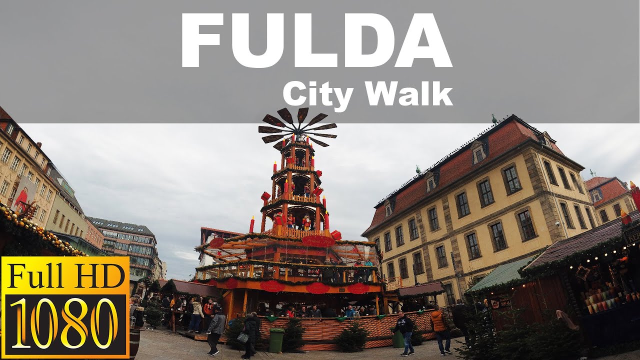 WALKING IN FULDA GERMANY Christmas Market 2019 YouTube