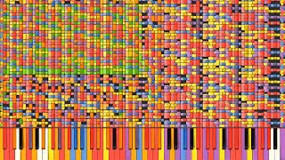 [Black MIDI] Synthesia – Doll Judgement 1 million notes ~ PondOfFly