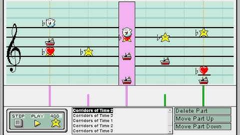 Corridors of Time in Mario Paint Composer