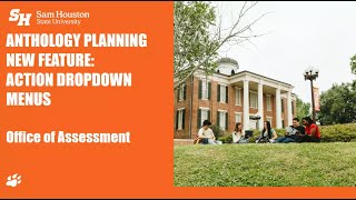 New Feature Action Dropdown Menu Academic Units Video