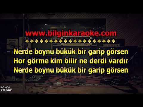 Serdar Ortaç - Hor Görme Garibi (Karaoke) Türkçe