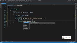C# program - arrays in C#