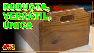 DE MADERA COMÚN A UNA CAJA MULTIUSO ROBUSTA Y LISTA PARA TODO (VIDEO #52) #carpinteria