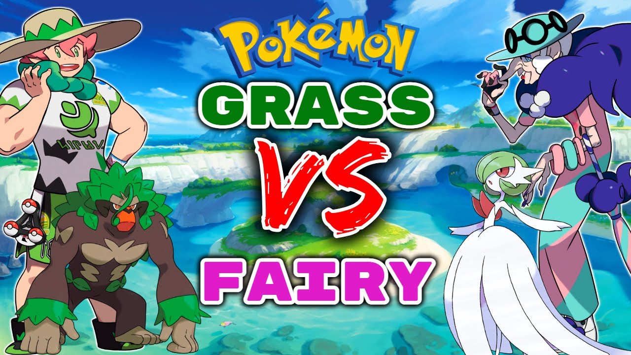 We Only Catch Grass or Fairy Type Pokemon... Then We FIGHT!