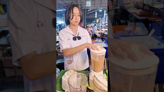 Hardworking Student Girls Selling Smoothie - Thai Street Food