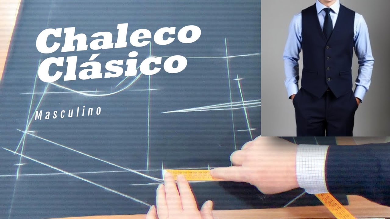 TRAZO DE CHALECO MASCULINO