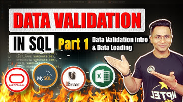 🔥PART 1 - ETL Validation - Data Validation - Database vs Database, File vs File, File vs Database
