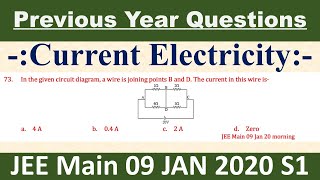 In the given circuit diagram, a wire is joining points B and D. The current in this wire is-