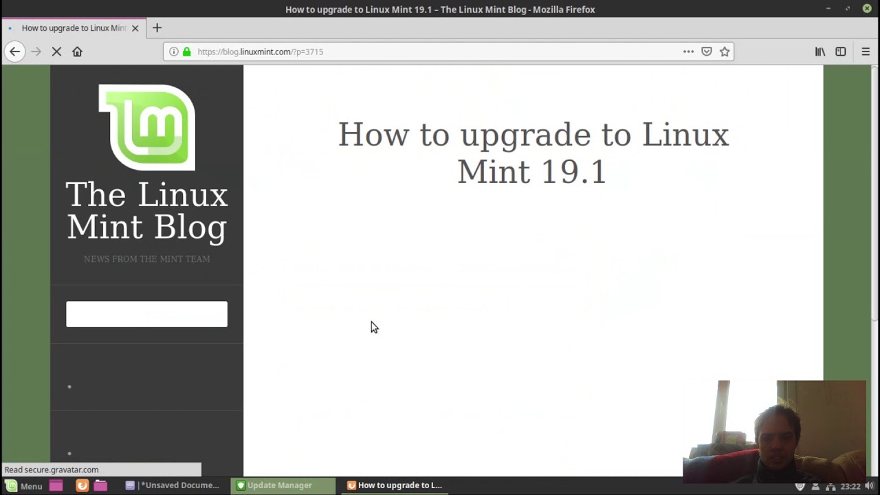 How to upgrade from Linux Mint 19 to 19.1 - YouTube