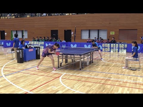 陳 露(大正大)vs高橋 花(日体大) 2019年 春季 関東学生卓球リーグ戦 女子1部 第6戦|Rallys（ラリーズ）