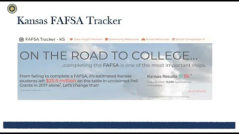 Kansas FAFSA Tracker Walkthru