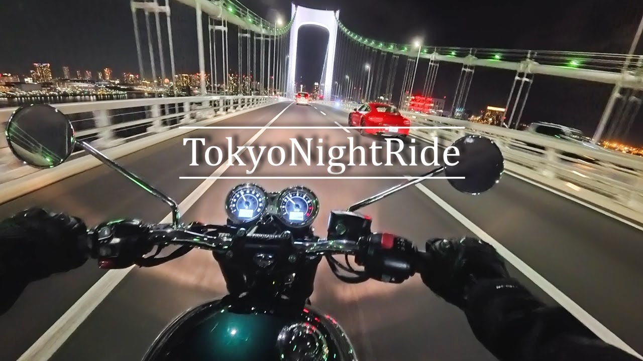 Triumph Bonneville T100 | Tokyo Night Ride | POV | 4K 60fps