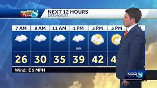 Videocast: Light AM snow for some