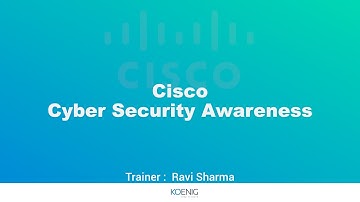 Cisco  Cyber Security Awareness | Koenig