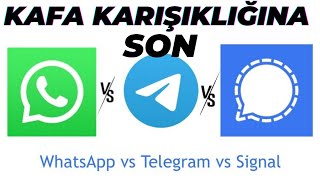 KAFA KARIŞIKLIĞINA SON WhatsApp vs Telegram vs Signal | Hangisi Daha Güvenli by Faydalı Arkadaş 194 views 3 years ago 4 minutes, 21 seconds