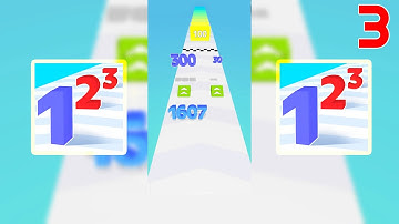 Mobile Gameplay Walkthrough: Number Masters, Pancake Run, Roof Rails, Marble 3 (Android,iOS)