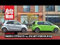 Smart ForFour EQ vs. Skoda Citigo iV - AutoWeek Dubbeltest - English Subtitles