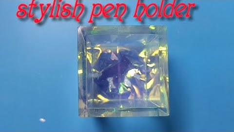Create Stunning Foil Film Effect for Your Resin Pen Holder
