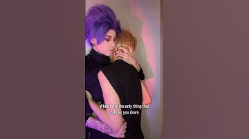 Baku having anxiety attack at Shin being there for him? Yes. @Wynter_Cosplay #shinbaku #mha