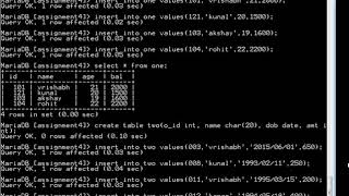 SPPU DBMS Lab Assignment 4 Part 2 by Prof. Nisha Auti