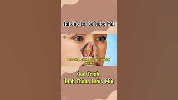 Tại Sao Lại Có Nước Mũi Quá Trình Hình Thành Nước Mũi#youtubeshorts