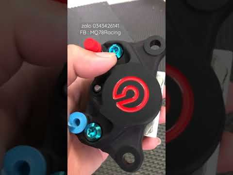 Video Heo Brembo 2 Pis Đối Xứng Logo Đỏ Chính Hãng Made In... - youtube