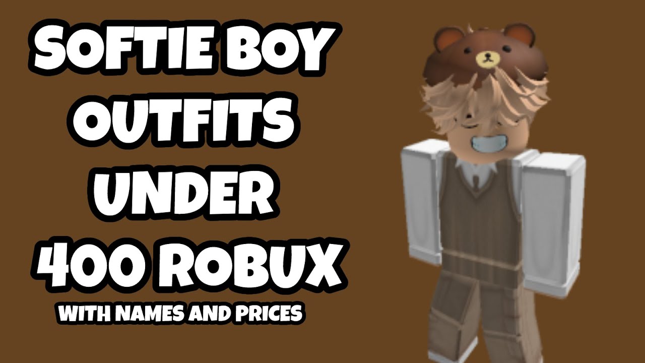 Softie Boy Outfits Roblox Under 400 | Roblox Softie Boy Outfits ...