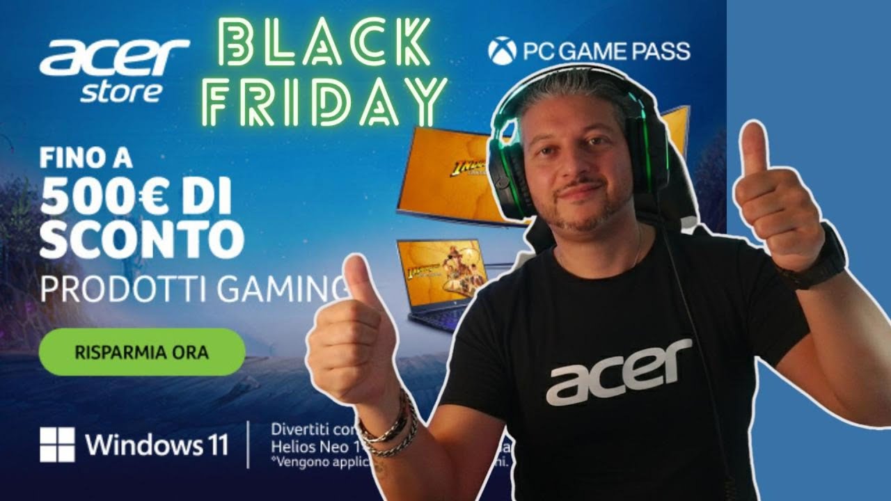 Black Friday Acer: SBLOCCA Sconti Segreti con il Mio Link! (ULTIME ORE)