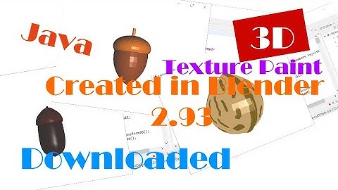 Java 3D: How to Create a Simple Acorn and Walnut for a Squirrel (with Source Code)