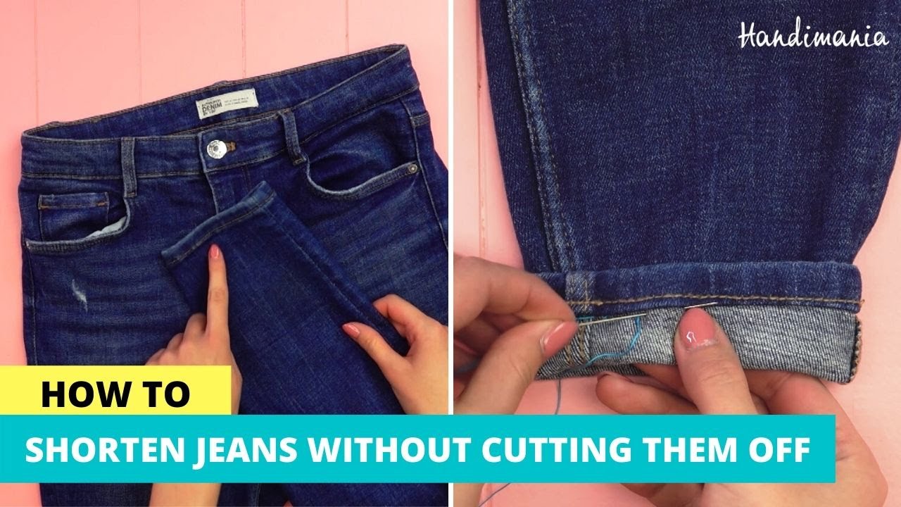 hem jeans without sewing machine