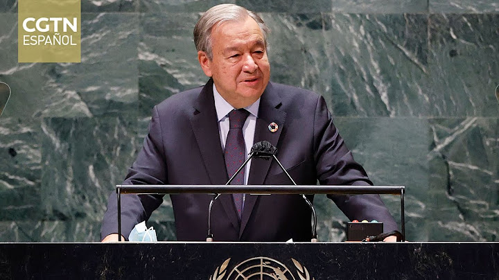 El secretario general de la ONU llama a China y a EE. UU. a reparar los lazos bilaterales