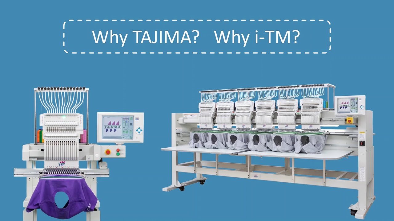 Machines à broder industrielles Tajima et SWF - Hucam