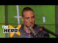 A.J. Hawk talks Lebron James and Aaron Rodgers | THE HERD (FULL INTERVIEW)