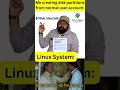 What happens when a normal Linux user executes the fdisk command? #linuxmeme #nehraclasses #shorts