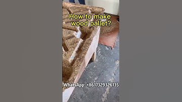 How to make wood pallet? Let