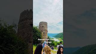 Ananuri Fortress Complex, Georgia #shorts #travel #viralvideo #georgia