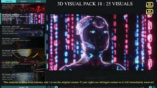 3D VisualPack # 18 - 25 Visuals