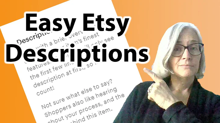 Boost Your Etsy Sales with Compelling Descriptions!