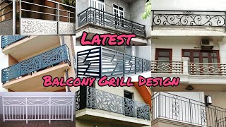 Latest Balcony Grill Designs 2025 Terrace Wrought Iron, Steel Railing Design Ideas
