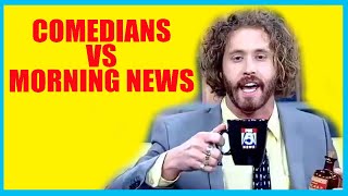 Comedians Crashing Morning News Compilation
