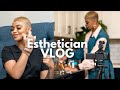 Vlog | My Morning Routine As A Esthetician | Filming + How I Set Up For Clients | Small Business