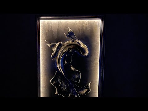 Metal Artwork. "The Golden Fish, Granter of Wishes"