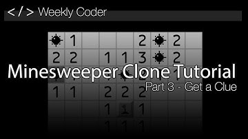 How to make a game like Minesweeper in Unity 2019 - Part 3 - Get a Clue