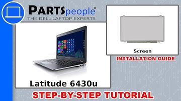 Dell Latitude 6430u (P36G001) Screen How-To Video Tutorial