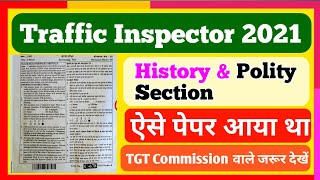 HP Traffic Inspector 2021 Question Paper | HP Traffic Inspector History & Polity Section  By Sunil