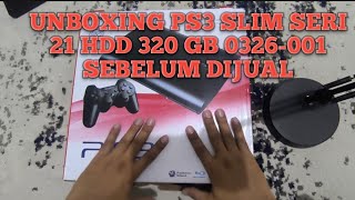 Unboxing Ps3 slim seri 21 hdd 320 gb 0326-001 - YouTube