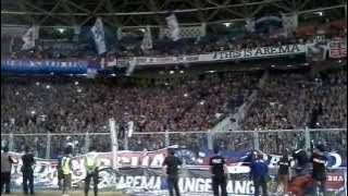 Aremania away Jakarta, di SUGBK (Stadion Utama Gelora Bung Karno).Persija vs Arema 2014